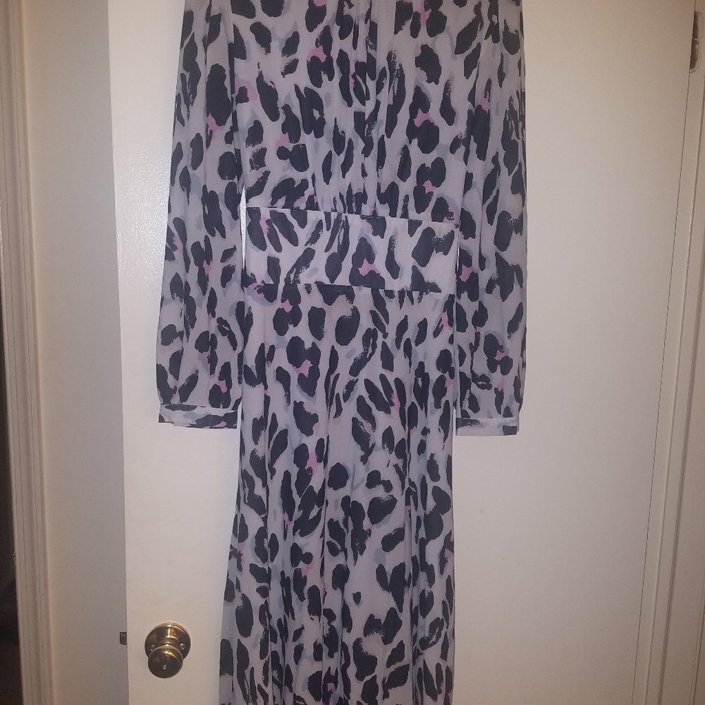Long sleeve ankle length dress